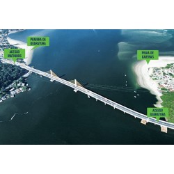 Inauguração da Ponte de Guaratuba é adiada para  sexta-feira, 1º de maio